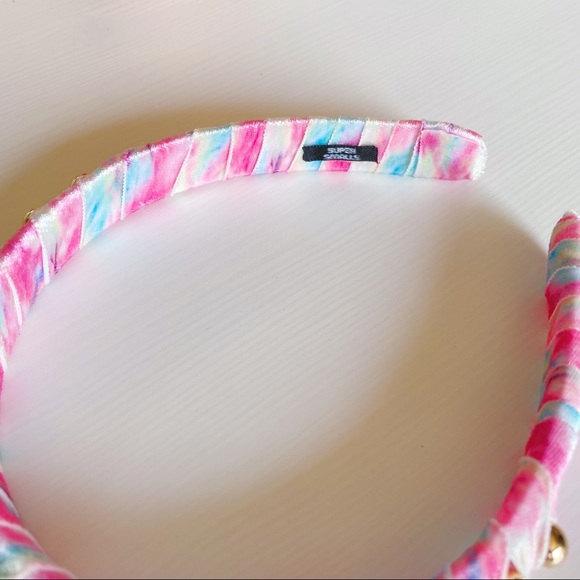 Anthropologie Super Smalls Embellished Headbands Set Mommy & Me Pink Gem Floral - Picture 11 of 16